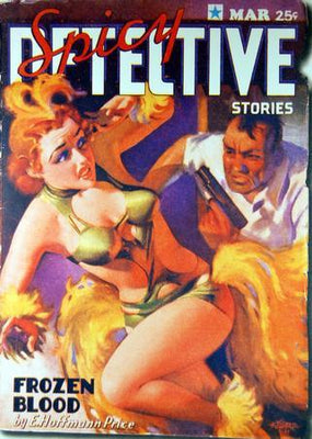 Pulp Fiction Novel Art Poster Spicy Detective Frozen Blood 27inx40in The Poster Depot