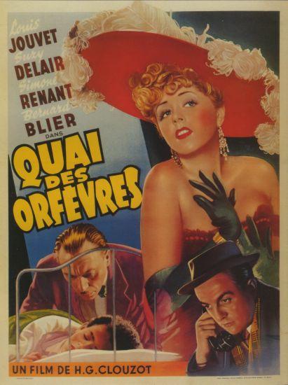 Quai Des Orfevres Metal Movie Poster 8in x 12in