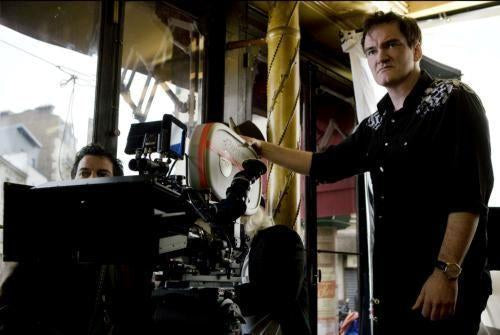 Quentin Tarantino Photo Sign 8in x 12in