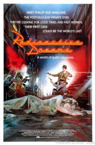 Radioactive Dreams movie poster Sign 8in x 12in