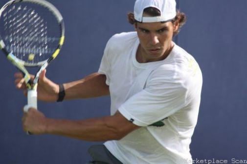 Rafael Nadal Metal Print 8in x 12in