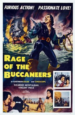 Rage Of The Buccaneers Metal Movie Poster 8in x 12in