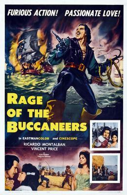 Rage Of The Buccaneers movie poster Sign 8in x 12in