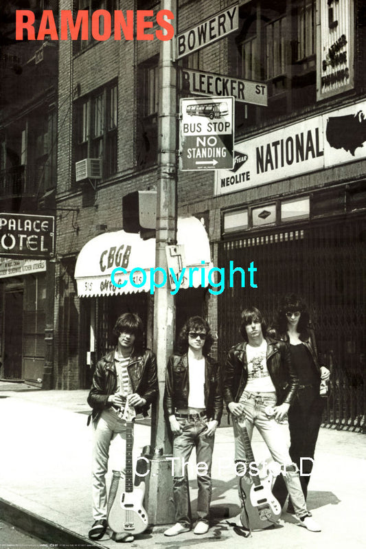 The Ramones poster outside CBGBs| theposterdepot.com The Poster Depot
