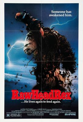 Rawhead Rex Metal Movie Poster 8in x 12in