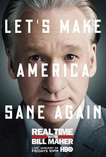 Poster Echt Uhrzeit Real Time With Bill Maher Poster Metal Poster