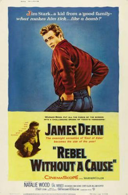 Rebel Without A Cause movie poster Metal Print 8in x 12in