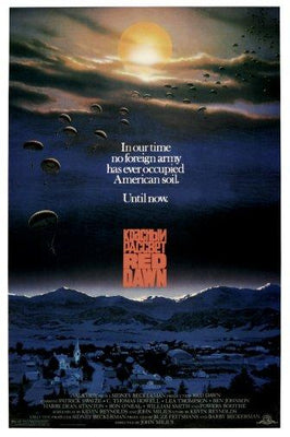 Red Dawn Metal Movie Poster 8in x 12in