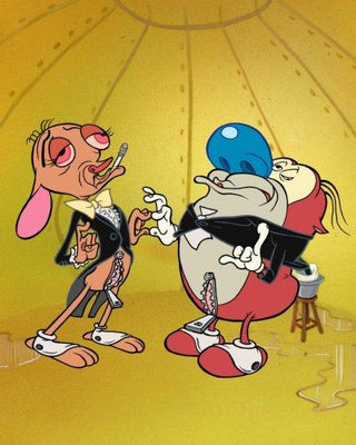 Ren And Stimpy Metal Print 8in x 12in The Poster Depot