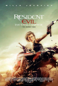 Resident Evil Final Chapter Photo Sign 8in x 12in