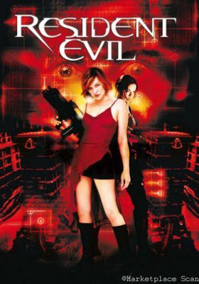 Resident Evil Metal Movie Poster 8in x 12in