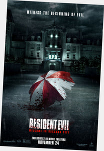 Resident Evil Welcome Movie poster for sale cheap United States USA