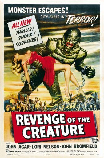 Revenge Of The Creature Photo Sign 8in x 12in