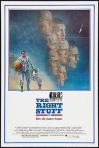 Right Stuff The movie poster Sign 8in x 12in