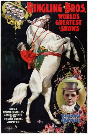 Ringling Brothers Circus poster| theposterdepot.com