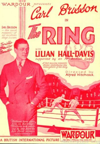 Ring the Movie Poster 11x17 boxing carl brisson