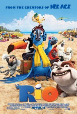 Rio movie poster Metal Print 8in x 12in