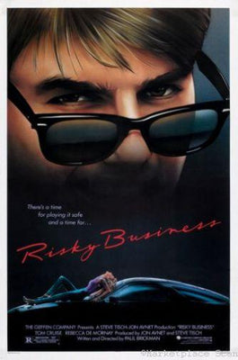 Risky Business Metal Movie Poster 8in x 12in