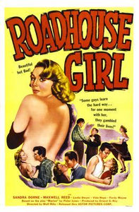 Roadhouse Girl movie poster Sign 8in x 12in