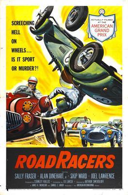 Roadracers Metal Movie Poster 8in x 12in