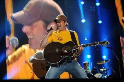 Rodney Atkins Singing On Stage poster tin Metal Print Wall Art