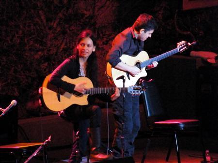 Rodrigo Y Gabriela Performing Photo Sign 8in x 12in