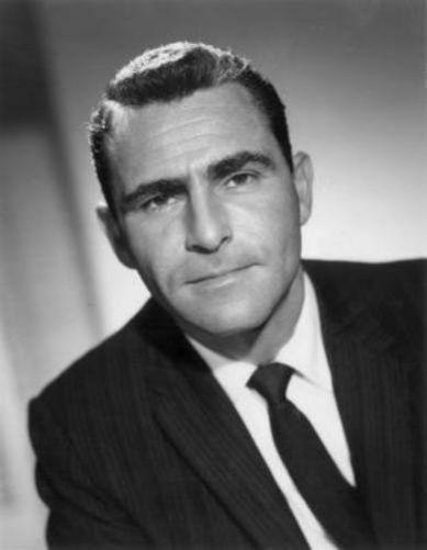 Rod Serling Great Portrait Photo Sign 8in x 12in