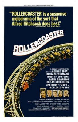 Rollercoaster movie poster Metal Print 8in x 12in