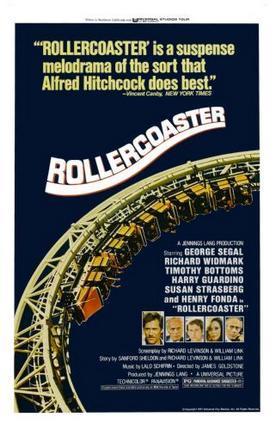 Rollercoaster movie poster Sign 8in x 12in