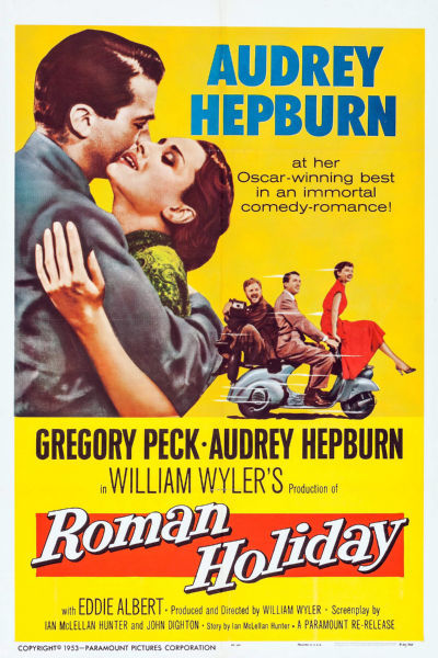 Roman Holiday Movie Poster 27inx40in Poster The Poster Depot