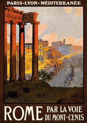Rome Travel Art Poster 11x17 Mini Poster