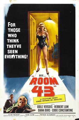 Room 43 movie poster Metal Print 8in x 12in