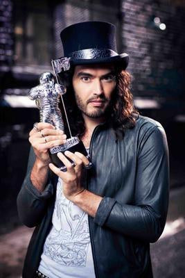 Russell Brand Vma Moon Man Photo Sign 8in x 12in