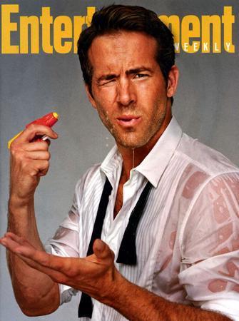 Ryan Reynolds Entertainment Weekly Photo Sign 8in x 12in