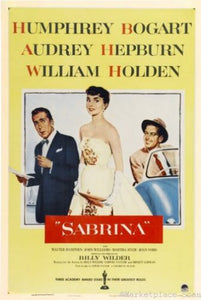 Sabrina Movie Poster 11x17 audrey hepburn