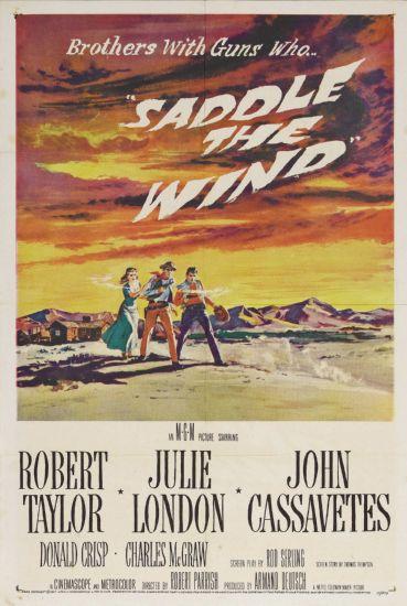 Saddle The Wind movie poster Sign 8in x 12in