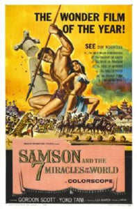 Samson Seven Miracles Movie poster 24in x 36in for sale cheap United States USA