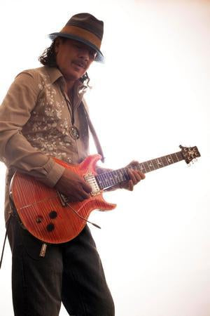 Santana Poster Playing Guitar 27inx40in The Poster Depot