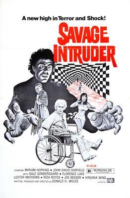 Savage Intruder Metal Movie Poster 8in x 12in