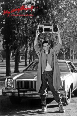 Say Anything Boom Box Photo Sign 8in x 12in