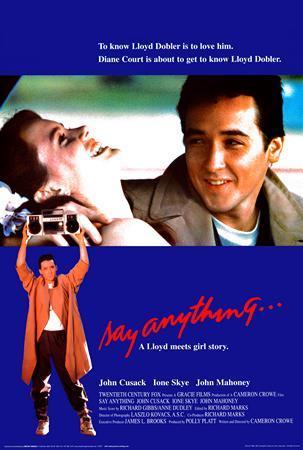 Say Anything Photo Sign 8in x 12in