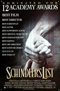 Schindlers List movie poster Sign 8in x 12in