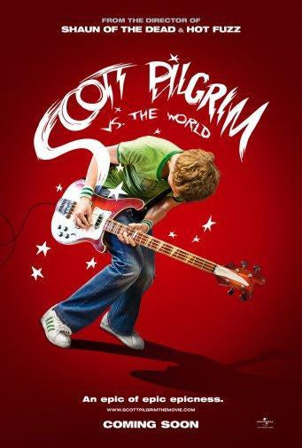 Scott Pilgrim Vs The World movie poster Sign 8in x 12in