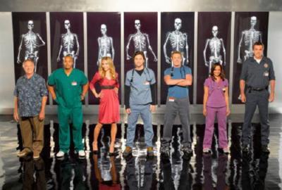Scrubs poster tin Metal Print Wall Art