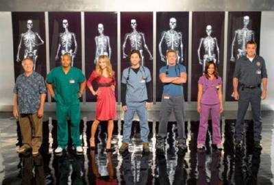 Scrubs poster tin Metal Print Wall Art