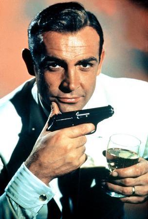 Sean Connery Poster james bond gun #1 24x36 - Fame Collectibles
