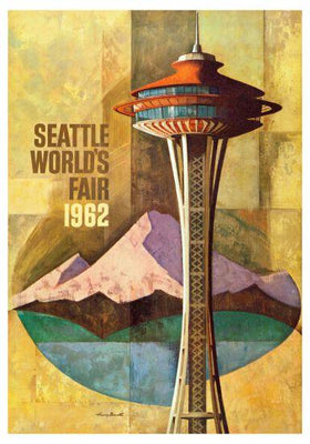 Seattle Worlds Fair Metal Print 8in x 12in