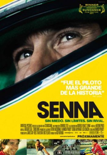 Senna Italian Movie Poster 11x17 Mini Poster Ayrton Senna 11x17 Mini Poster