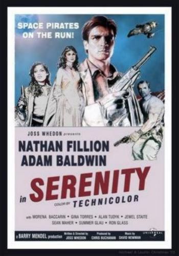 Serenity Vintage Style Movie Poster 11x17 Mini Poster