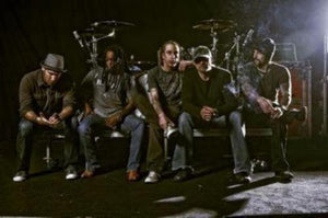 Sevendust Photo Sign 8in x 12in